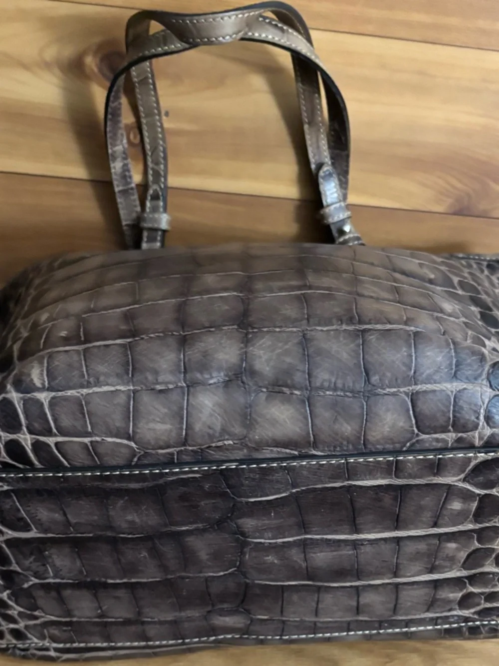 Dooney & Bourke croc embossed